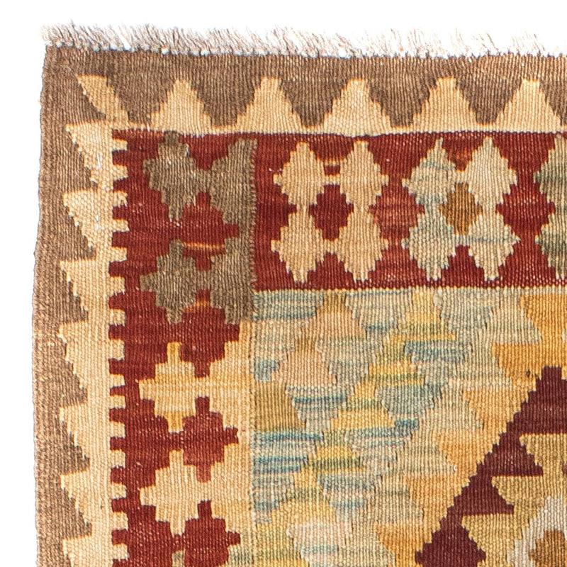 Løber Kelim-tæppe - orientalsk - 198 x 75 cm - beige