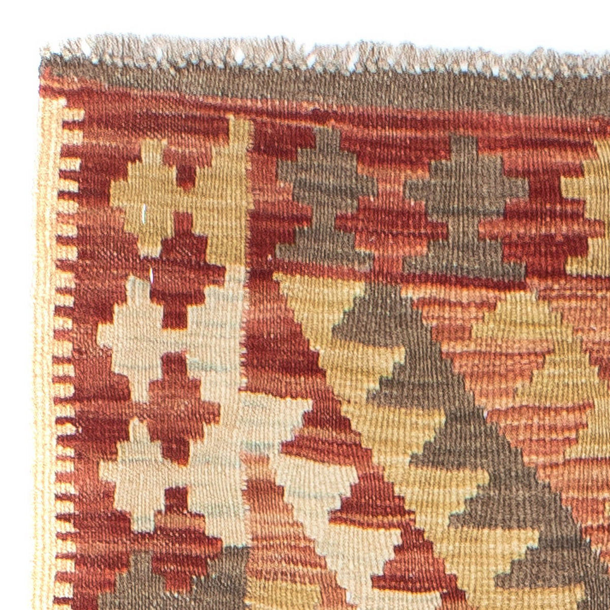 Løber Kelim-tæppe - orientalsk - 190 x 73 cm - flerfarvet