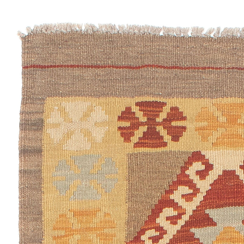 Løber Kelim Carpet - Splash - 195 x 62 cm - flerfarvet