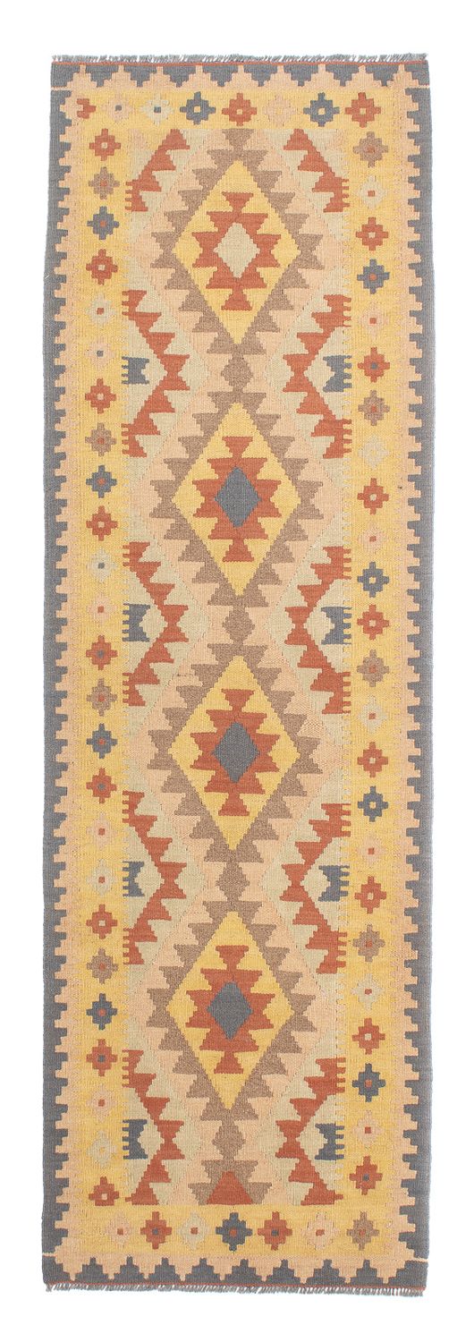 Løber Kelim Carpet - Splash - 200 x 62 cm - flerfarvet