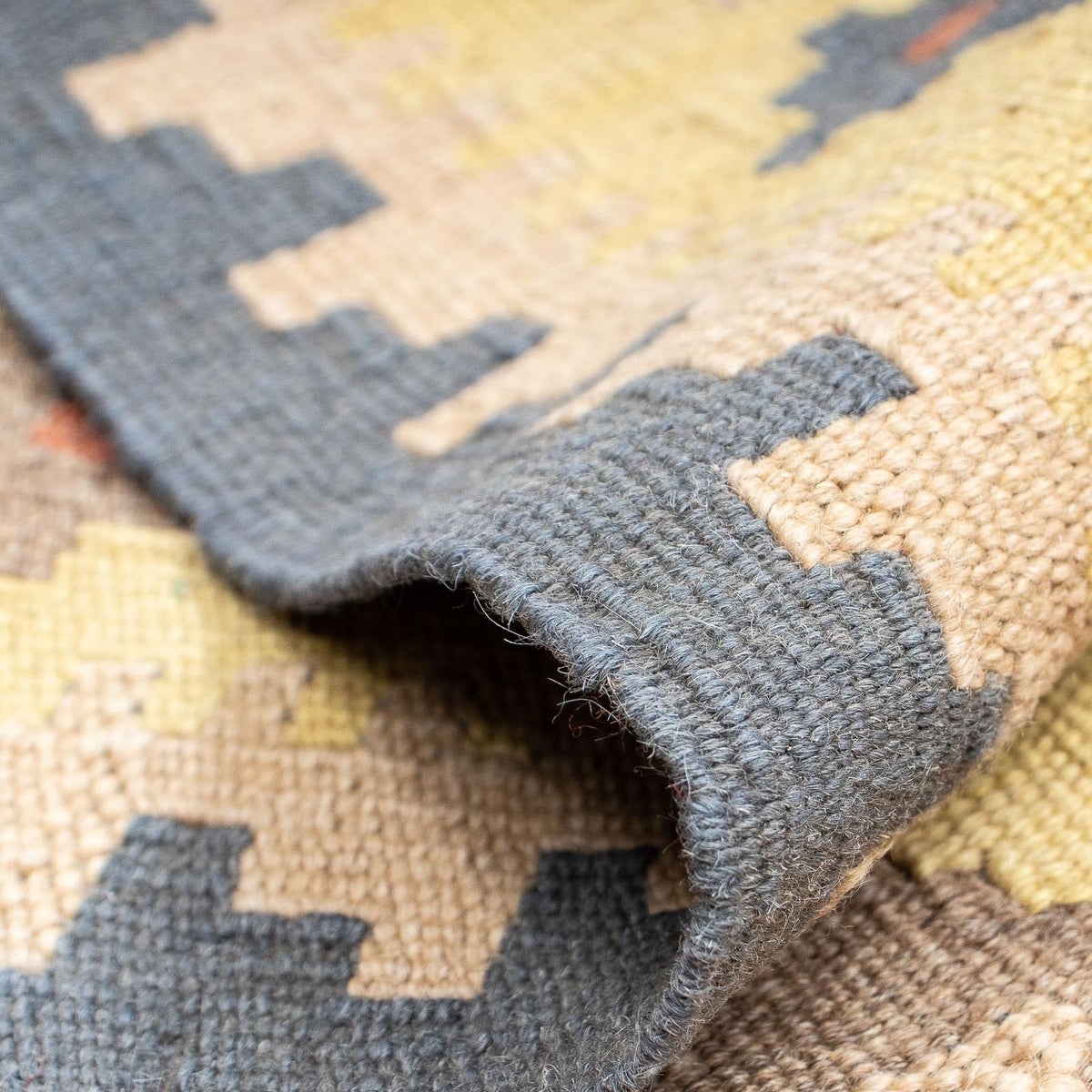 Løber Kelim Carpet - Splash - 200 x 62 cm - flerfarvet