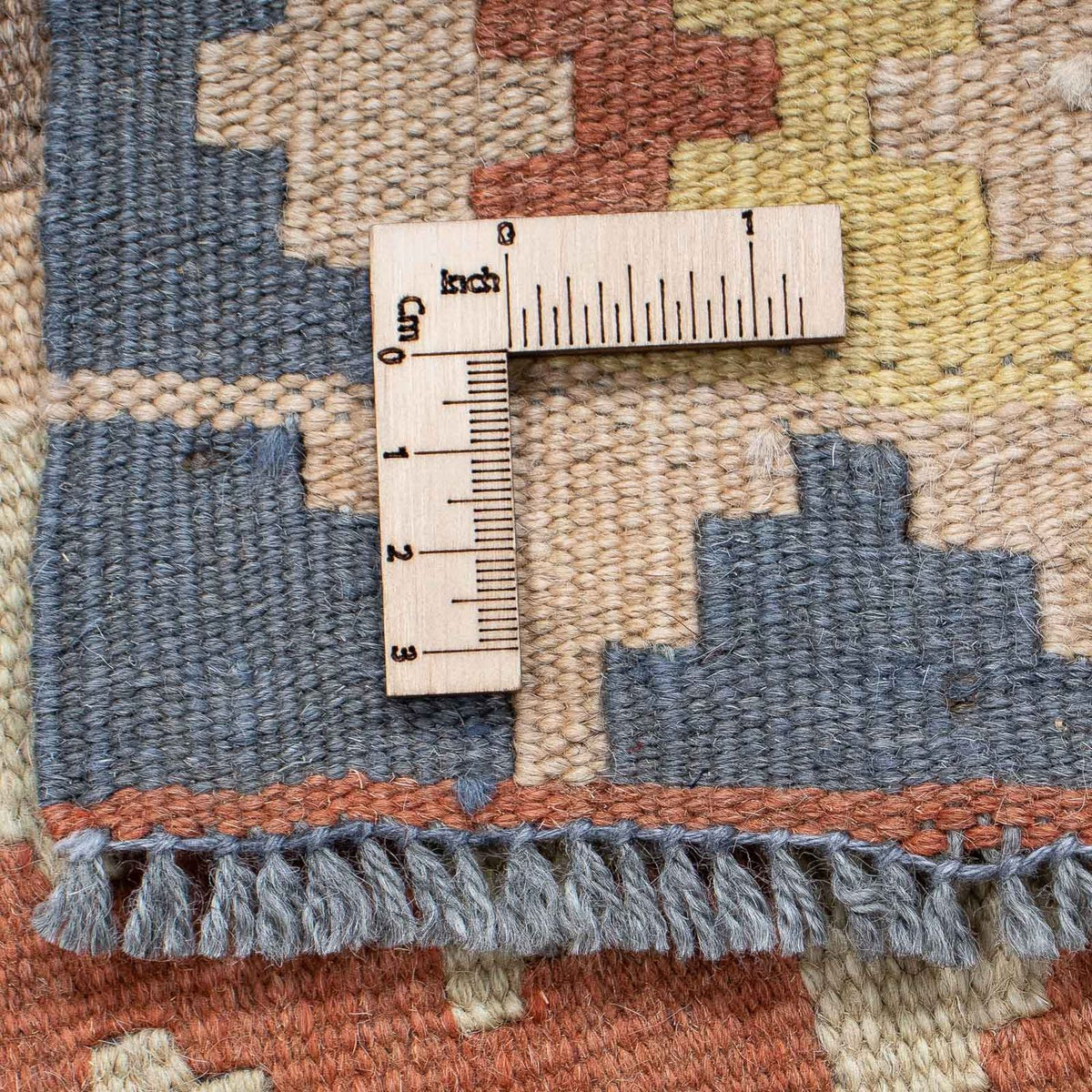 Løber Kelim Carpet - Splash - 200 x 62 cm - flerfarvet