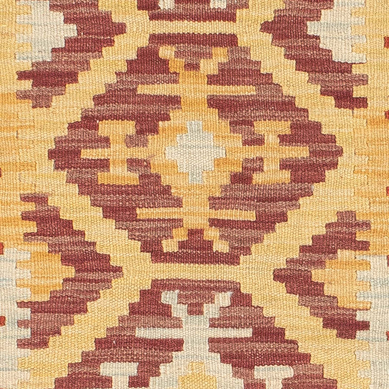 Løber Kelim Carpet - Splash - 203 x 63 cm - flerfarvet