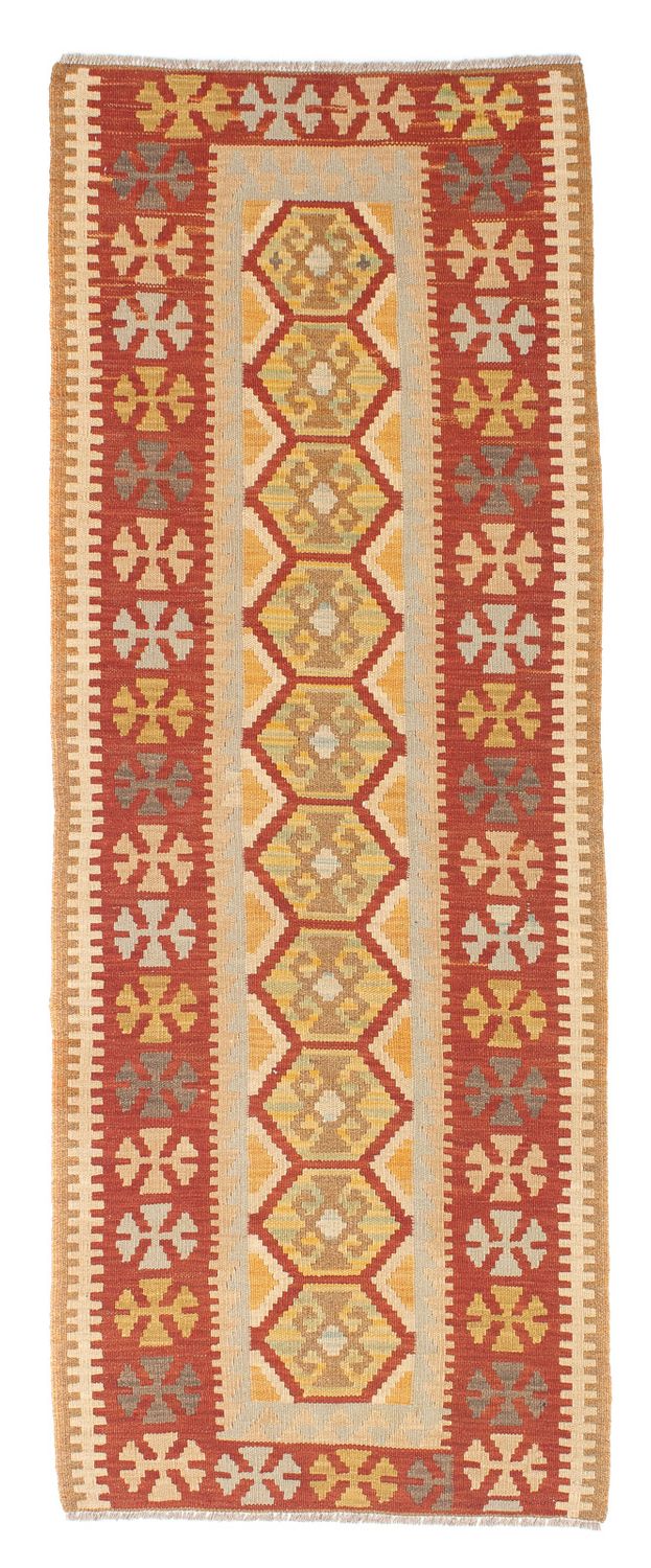 Løber Kelim Carpet - Splash - 192 x 68 cm - flerfarvet