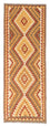 Løber Kelim-tæppe - orientalsk - 192 x 69 cm - lys brun