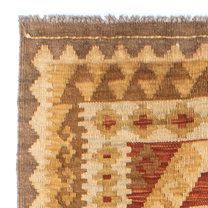 Løber Kelim-tæppe - orientalsk - 204 x 67 cm - beige