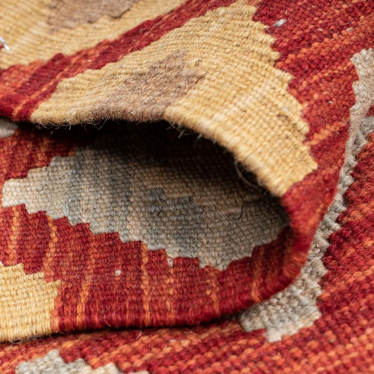 Løber Kelim Carpet - Splash - 185 x 69 cm - flerfarvet