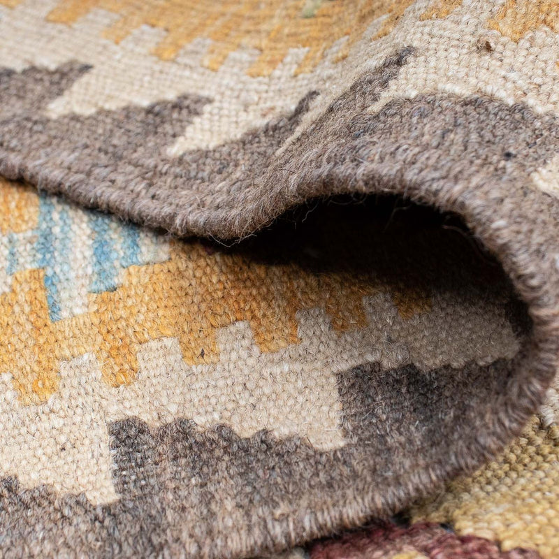 Løber Kelim Carpet - Splash - 192 x 63 cm - flerfarvet