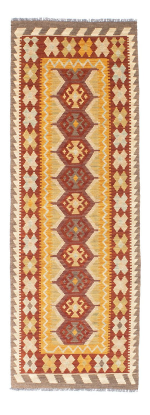 Løber Kelim-tæppe - orientalsk - 195 x 65 cm - rust