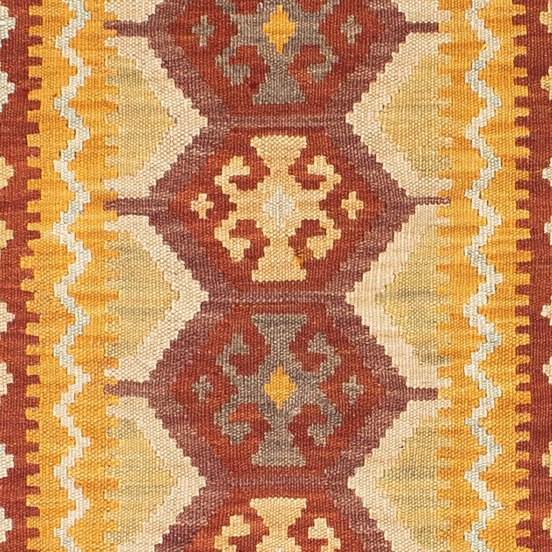 Løber Kelim-tæppe - orientalsk - 195 x 65 cm - rust