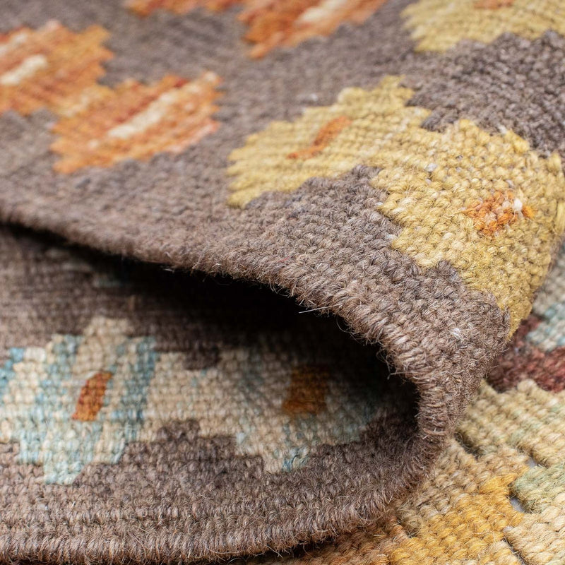 Løber Kelim Carpet - Splash - 192 x 67 cm - flerfarvet