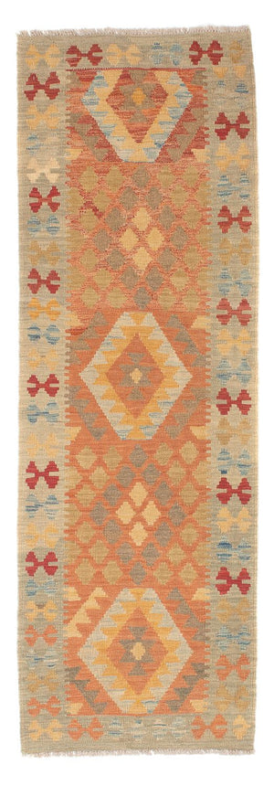 Løber Kelim Carpet - Splash - 199 x 64 cm - flerfarvet