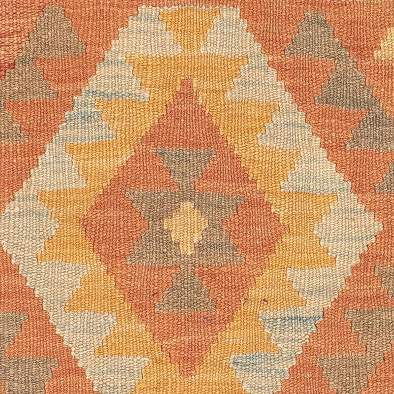 Løber Kelim Carpet - Splash - 199 x 64 cm - flerfarvet