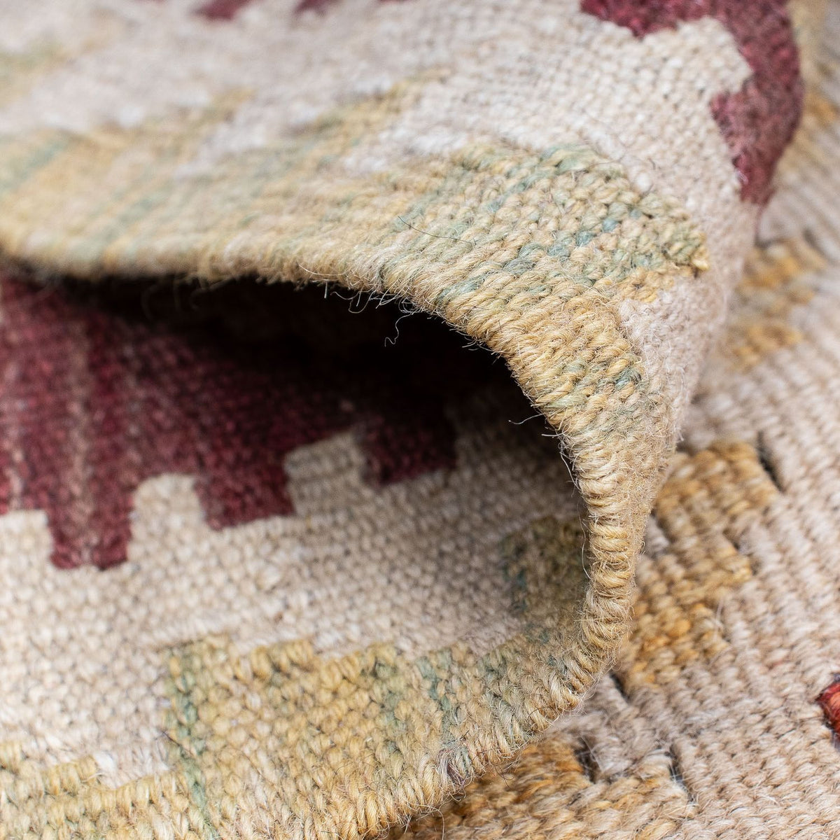 Løber Kelim Carpet - Splash - 152 x 61 cm - flerfarvet