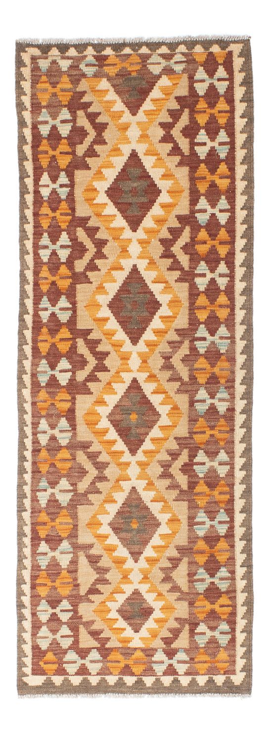 Løber Kelim-tæppe - orientalsk - 194 x 63 cm - beige