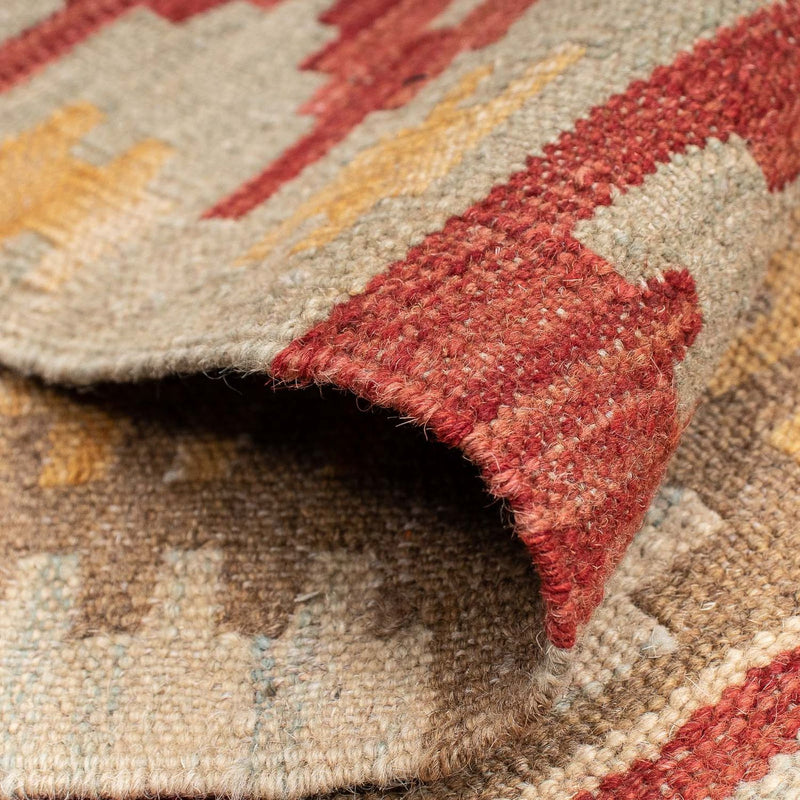 Løber Kelim Carpet - Splash - 205 x 64 cm - flerfarvet