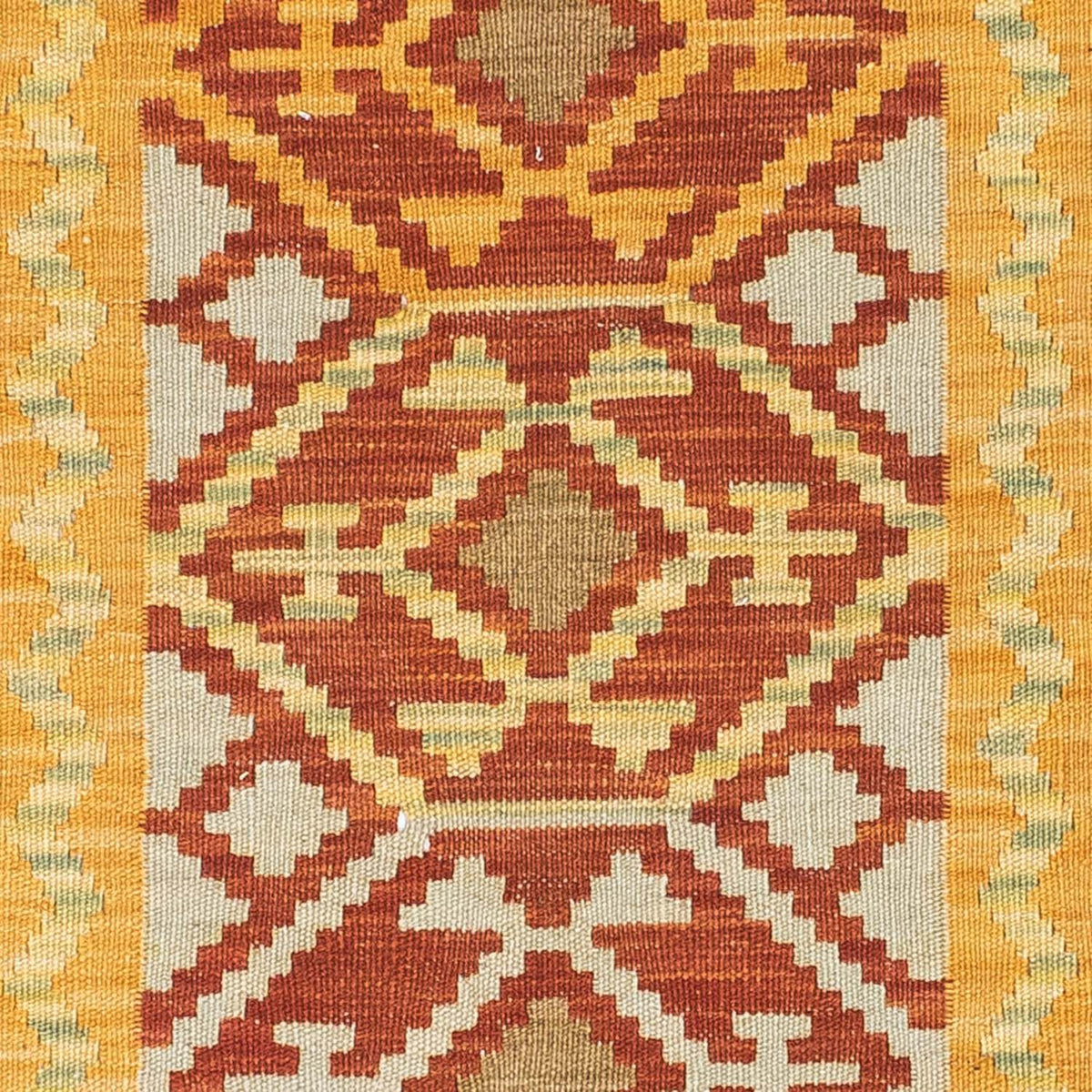 Løber Kelim-tæppe - orientalsk - 195 x 73 cm - rød