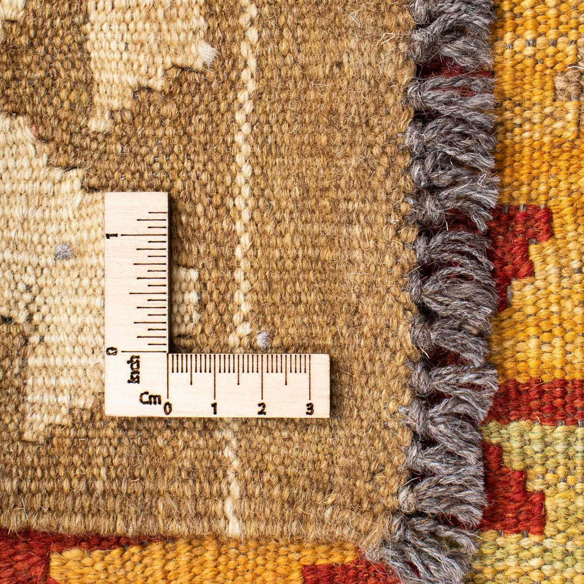 Løber Kelim-tæppe - orientalsk - 198 x 73 cm - beige