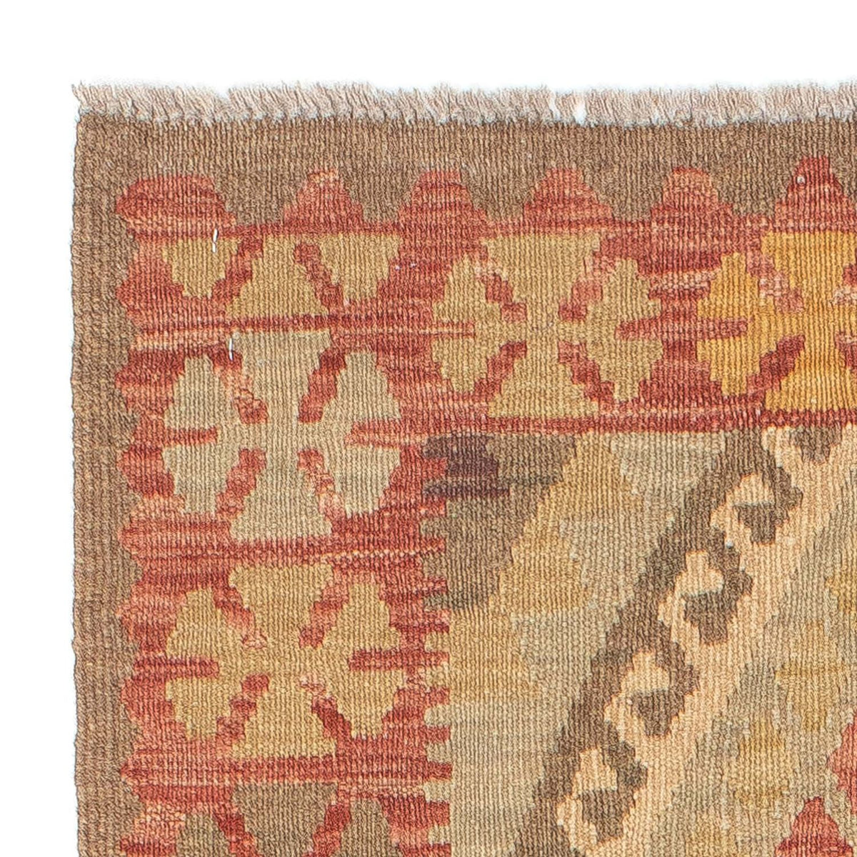 Løber Kelim Carpet - Splash - 205 x 66 cm - flerfarvet