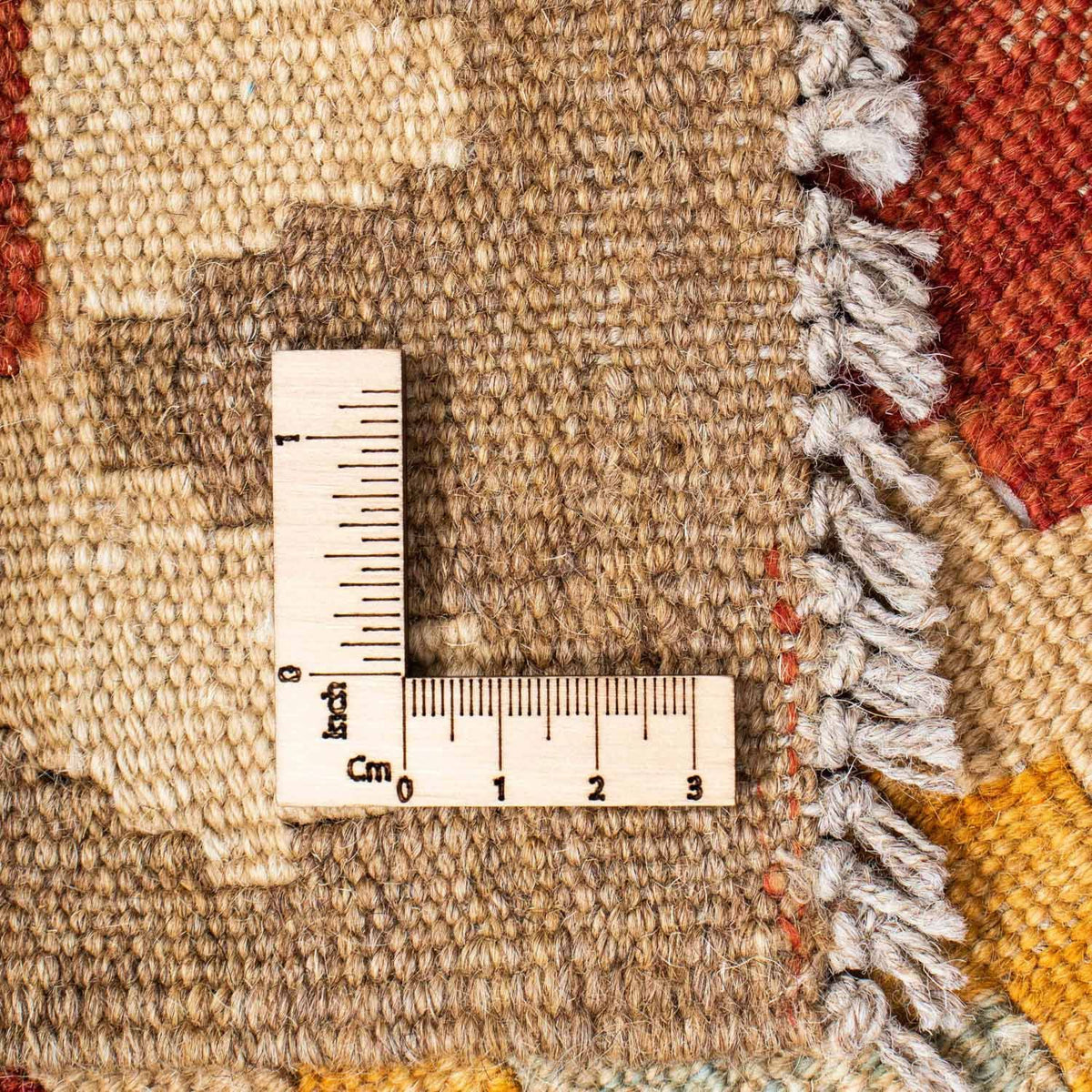 Løber Kelim-tæppe - orientalsk - 197 x 70 cm - beige