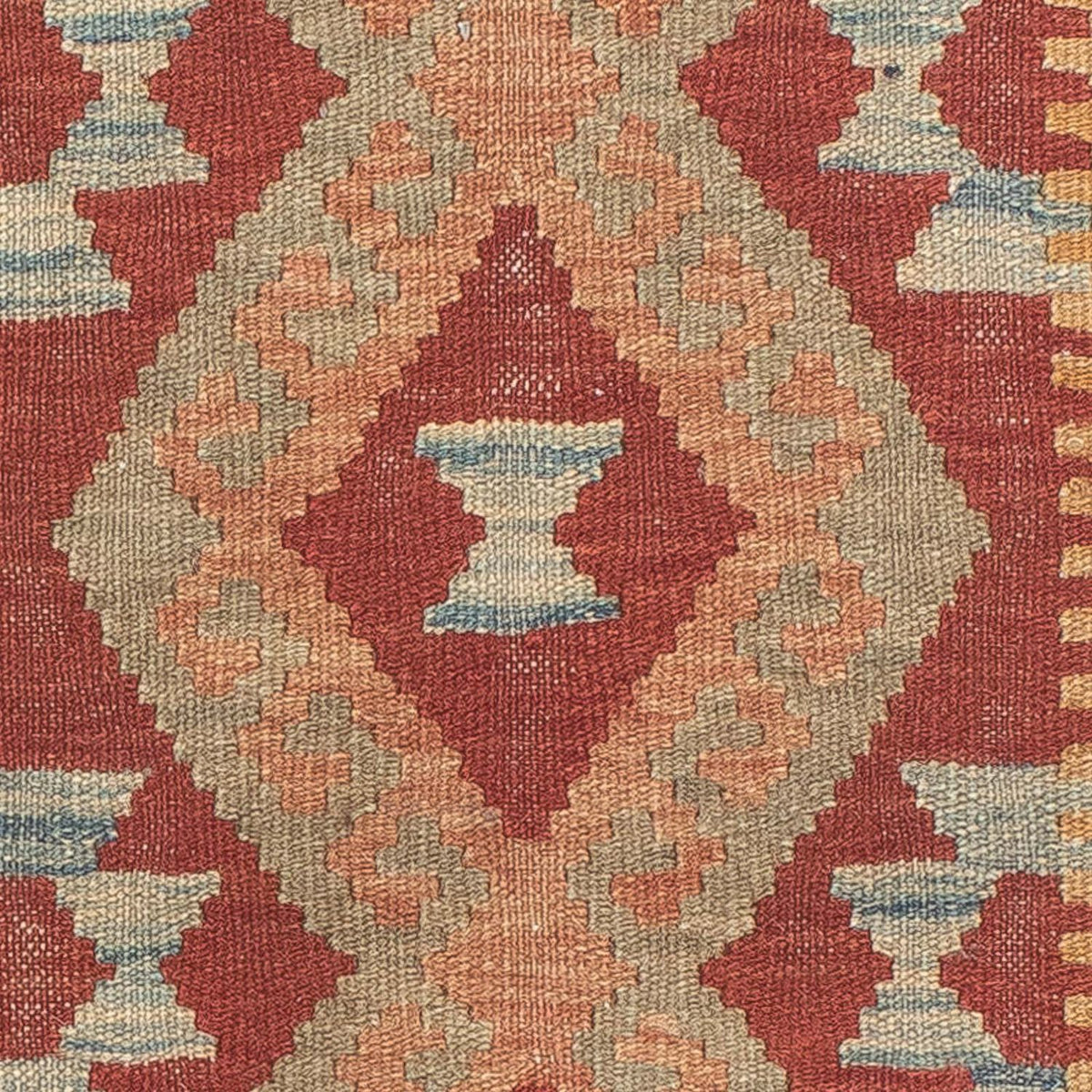 Løber Kelim Carpet - Splash - 202 x 64 cm - flerfarvet