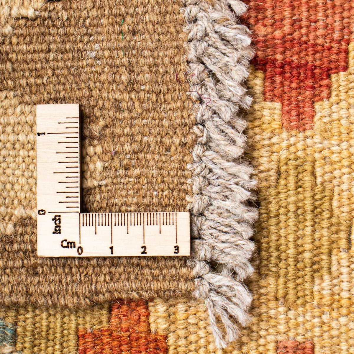 Løber Kelim-tæppe - orientalsk - 195 x 74 cm - beige
