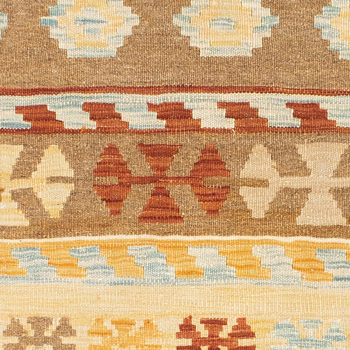 Løber Kelim-tæppe - orientalsk - 207 x 77 cm - beige