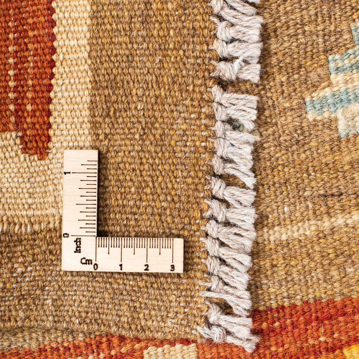 Løber Kelim-tæppe - orientalsk - 207 x 77 cm - beige