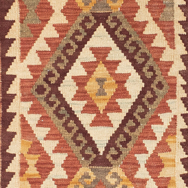 Løber Kelim-tæppe - orientalsk - 204 x 71 cm - beige