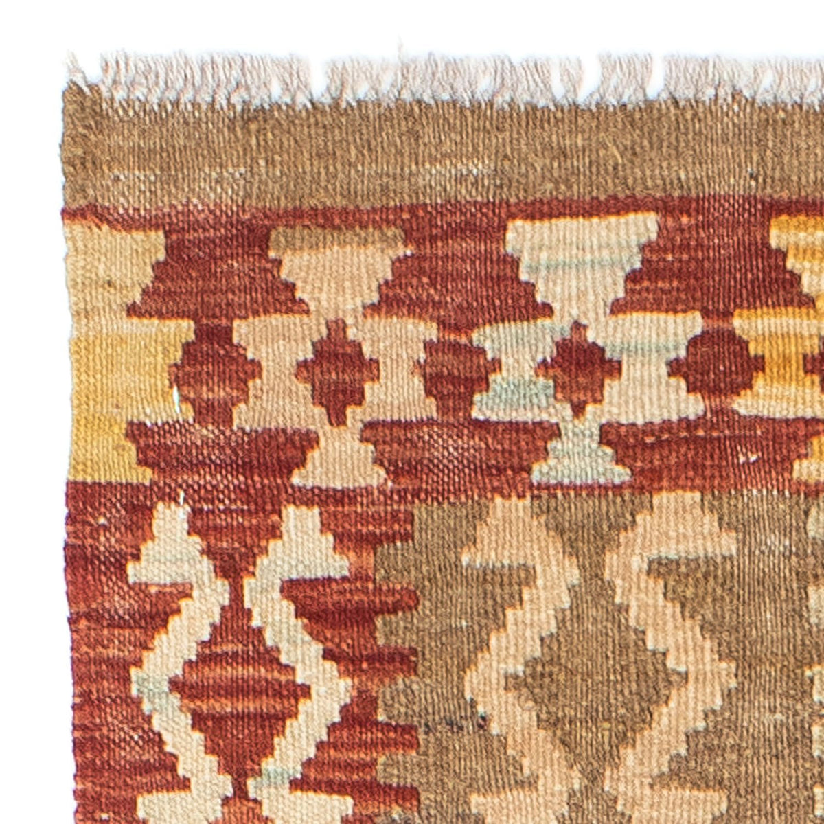 Løber Kelim-tæppe - orientalsk - 187 x 71 cm - rust