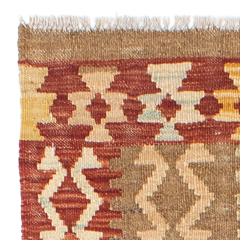 Løber Kelim-tæppe - orientalsk - 187 x 71 cm - rust