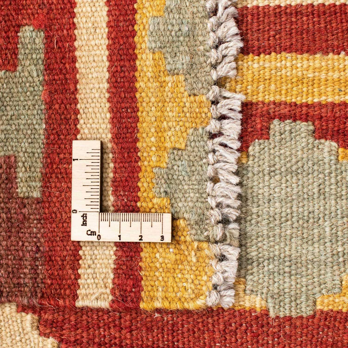 Løber Kelim-tæppe - orientalsk - 207 x 74 cm - beige