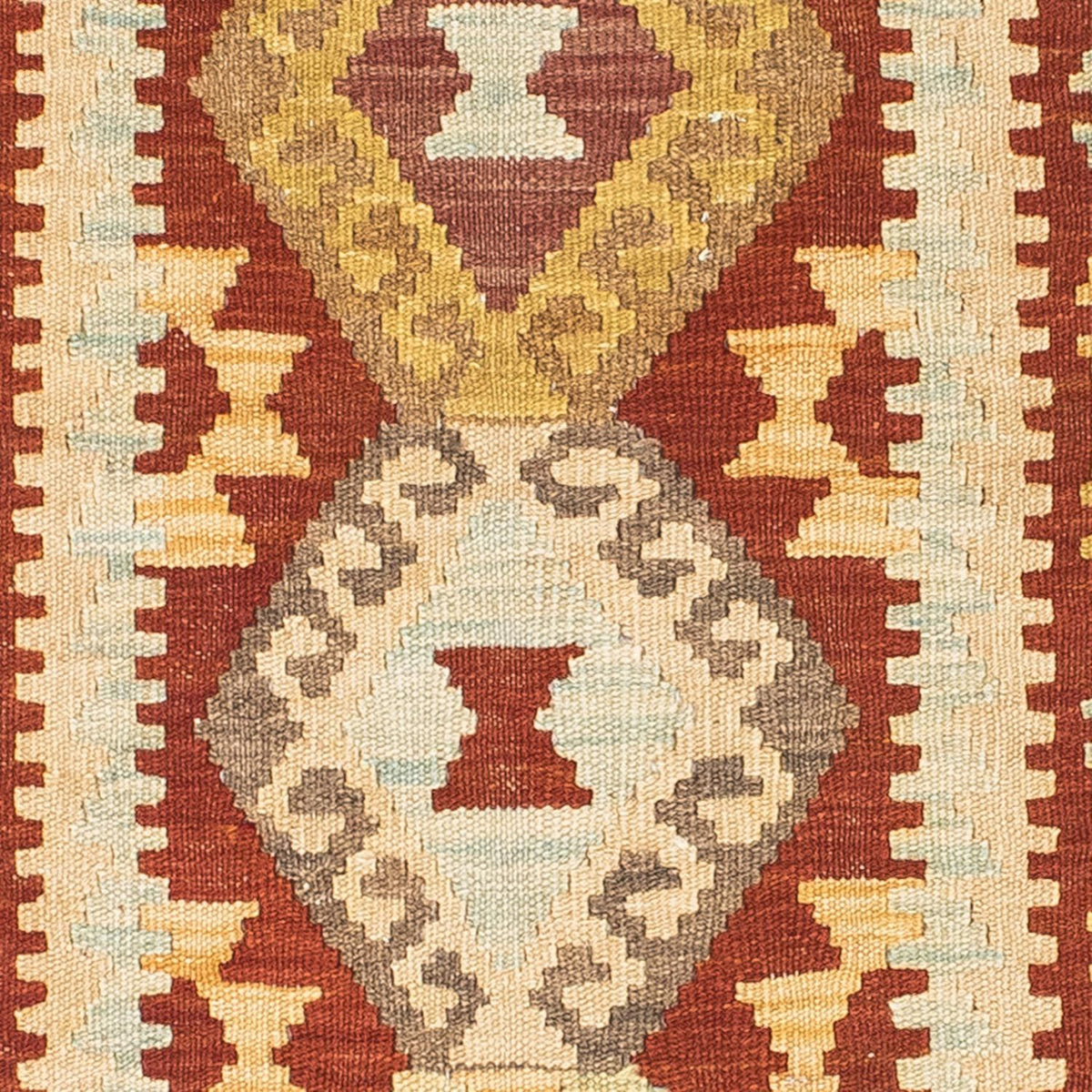 Løber Kelim-tæppe - orientalsk - 206 x 71 cm - beige