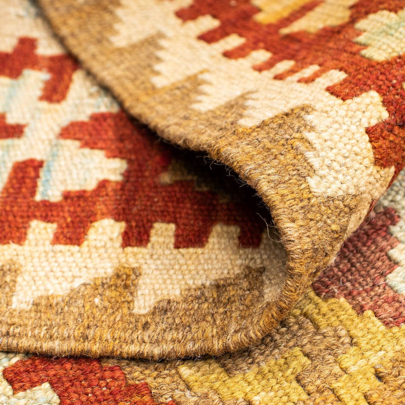 Løber Kelim-tæppe - orientalsk - 206 x 71 cm - beige