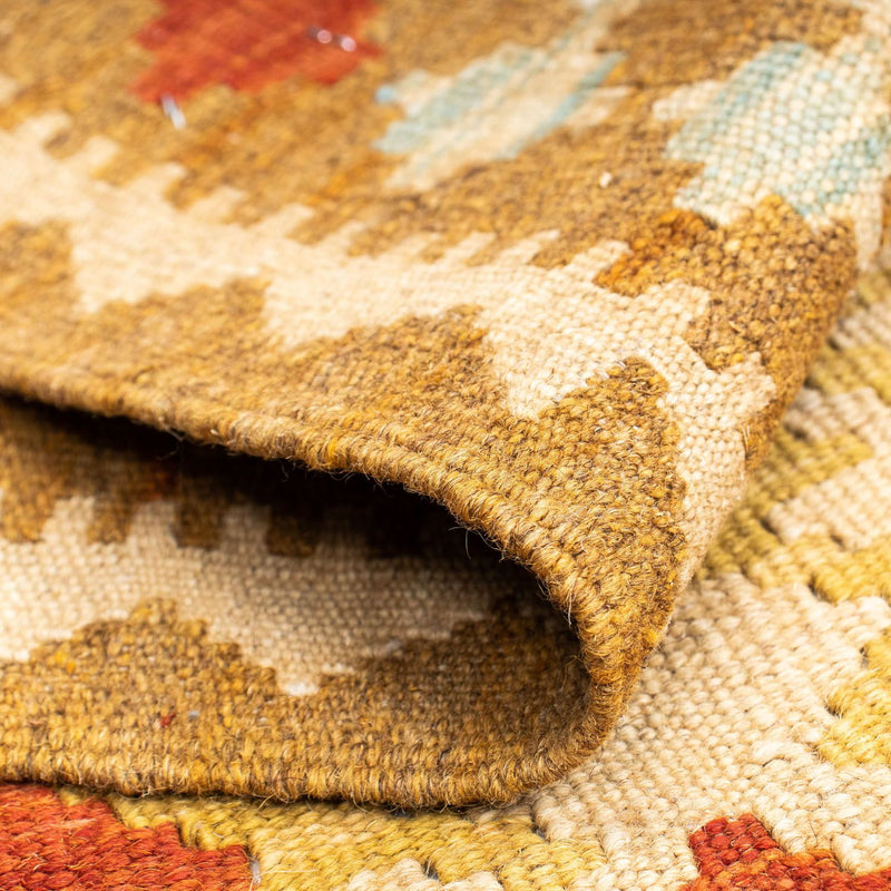 Løber Kelim-tæppe - orientalsk - 202 x 70 cm - beige