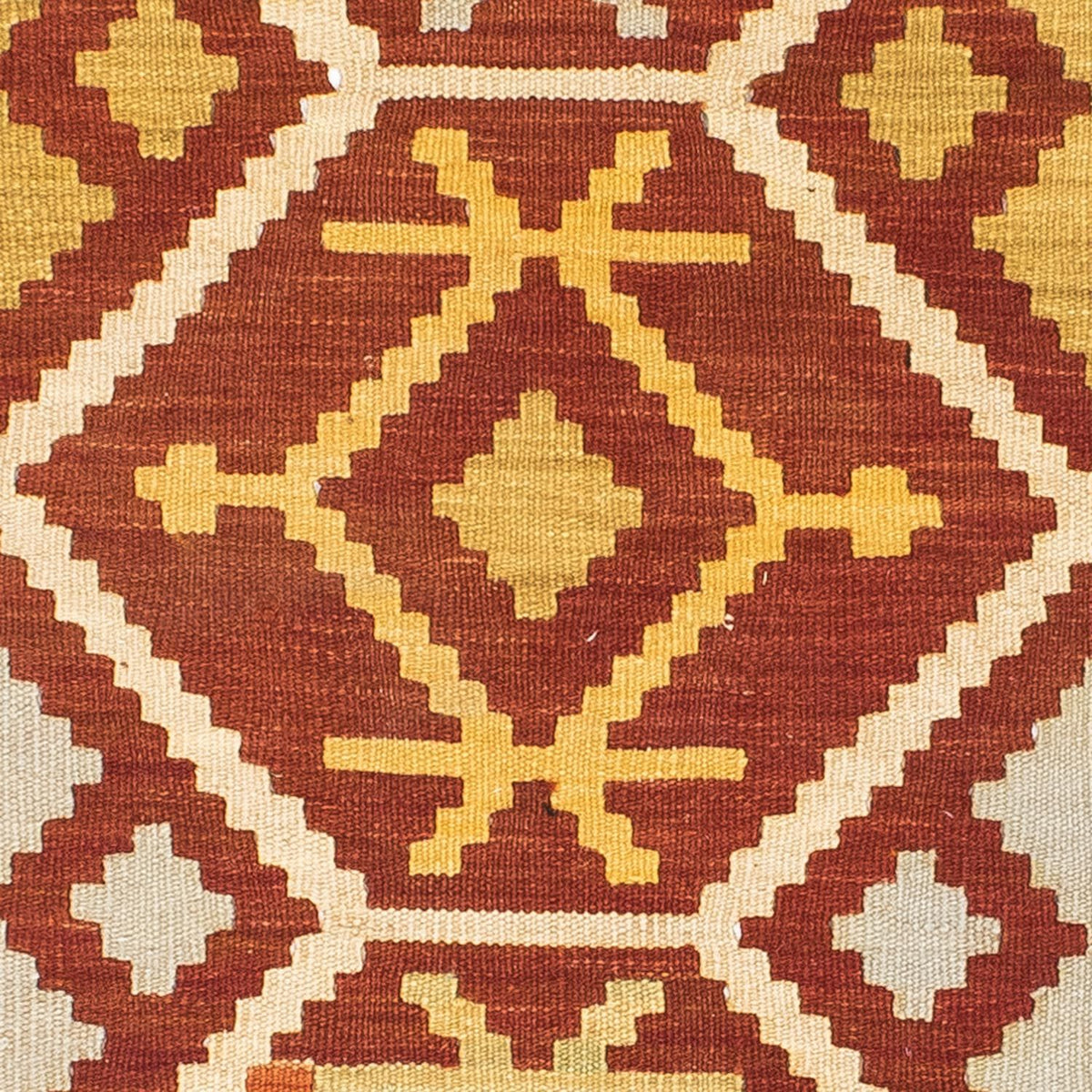 Løber Kelim-tæppe - orientalsk - 206 x 73 cm - rust