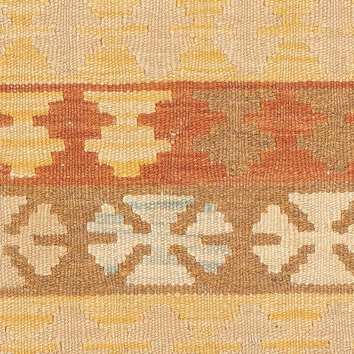 Løber Kelim Carpet - Splash - 194 x 65 cm - flerfarvet