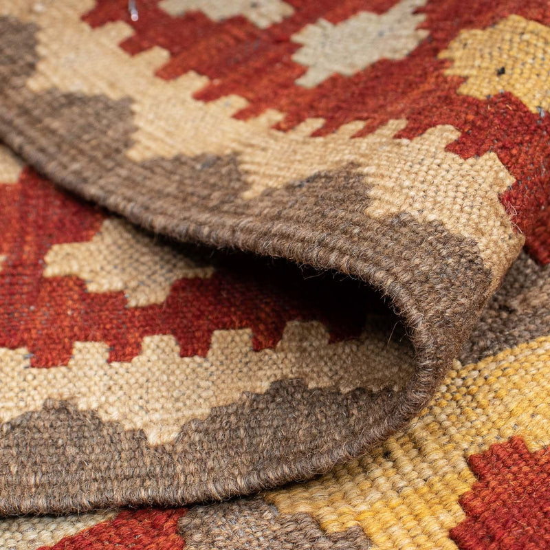 Løber Kelim Carpet - Splash - 206 x 66 cm - flerfarvet