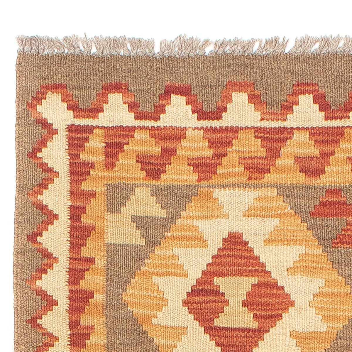 Løber Kelim Carpet - Splash - 193 x 66 cm - flerfarvet