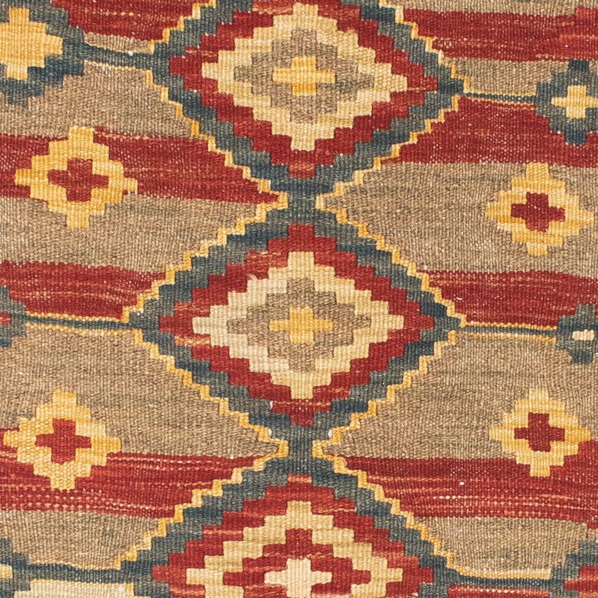 Løber Kelim-tæppe - orientalsk - 201 x 72 cm - flerfarvet