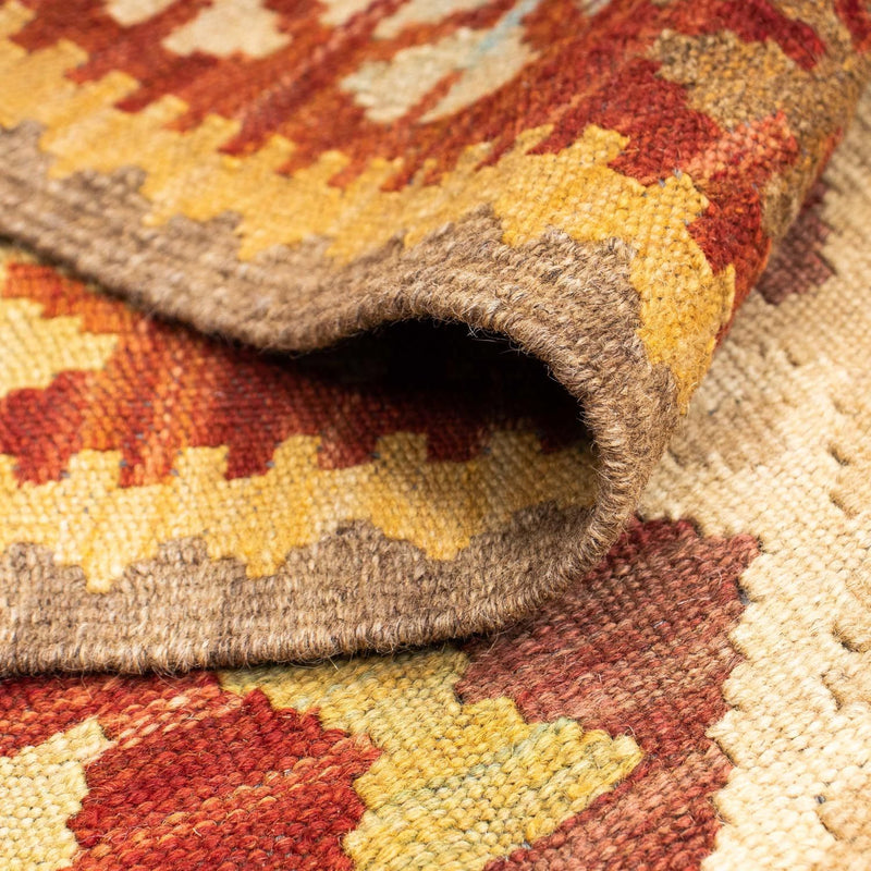 Løber Kelim-tæppe - orientalsk - 210 x 68 cm - beige