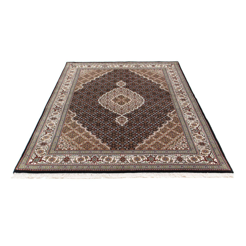 Persisk tæppe - Tabriz - 202 x 138 cm - mørkeblå