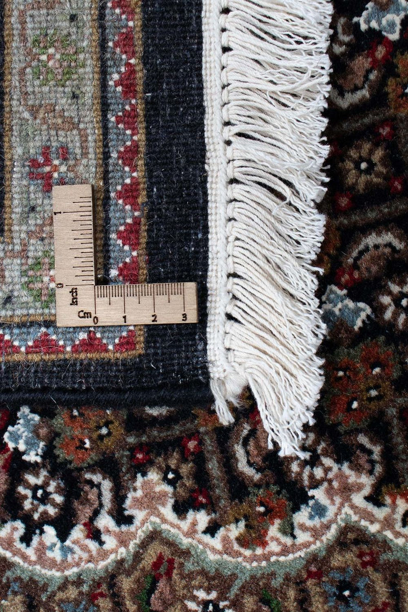 Persisk tæppe - Tabriz - 202 x 138 cm - mørkeblå