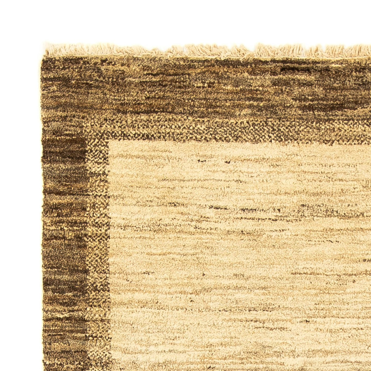 Gabbeh-tæppe - Indus - 153 x 123 cm - lys brun