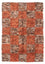 Tæppe med høj pæl - 255 x 173 cm - flerfarvet