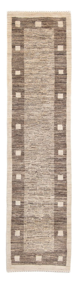 Løber Gabbeh-tæppe - Persisk - 300 x 74 cm - beige