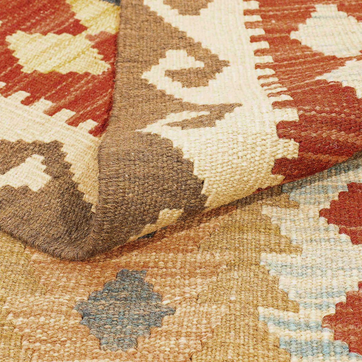 Kelim Carpet - Splash - 299 x 201 cm - flerfarvet