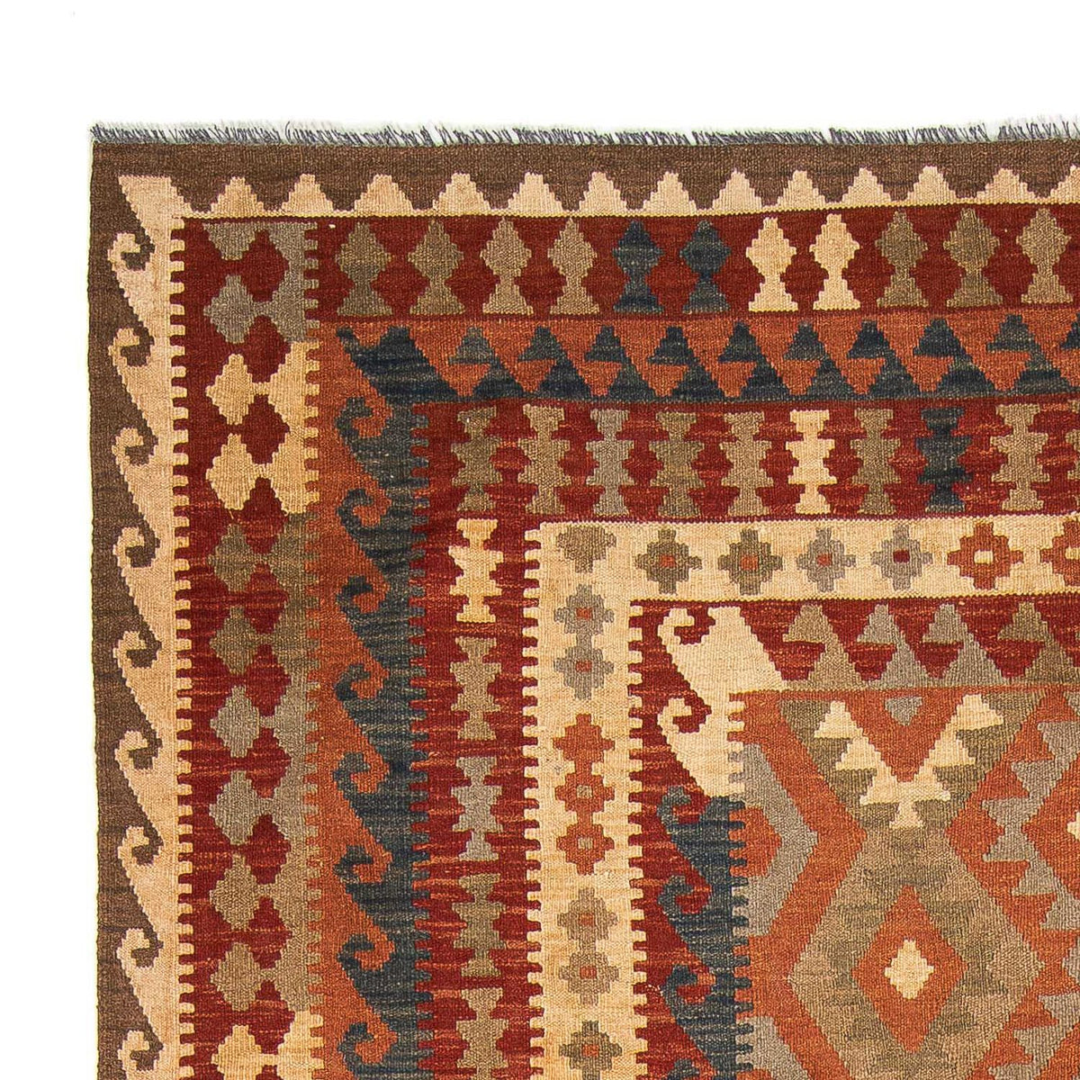 Kelim Carpet - Splash - 289 x 200 cm - flerfarvet