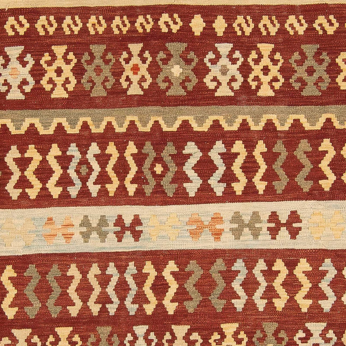 Kelim Carpet - Splash - 289 x 189 cm - flerfarvet