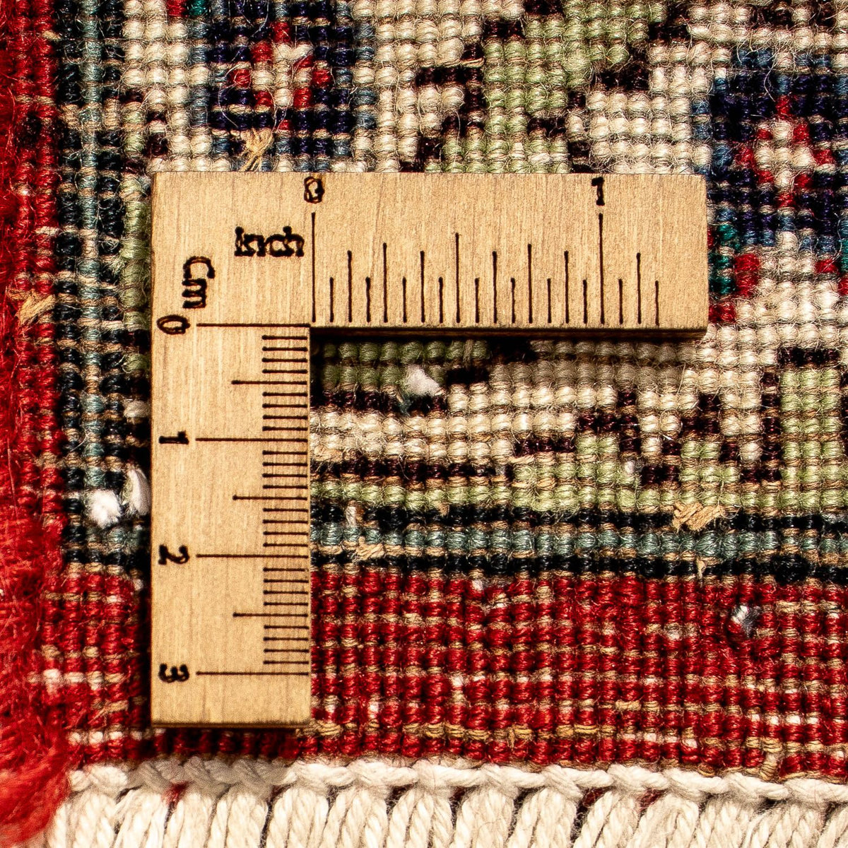 Persisk tæppe - Tabriz - 350 x 250 cm - mørkerød